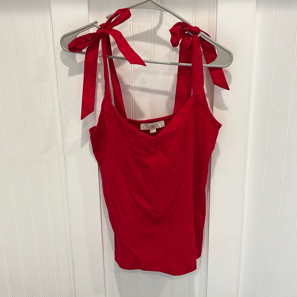 Ribbon Strap Tank Top